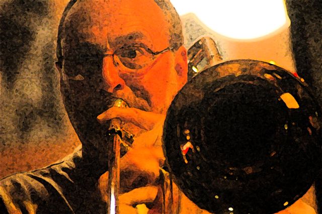 foto 6 de Luis Checa.  Jim en el trombón.